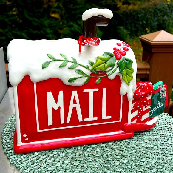NWT Blue Sky Clayworks mailbox, ceramic figurine. - Picture 1 of 10